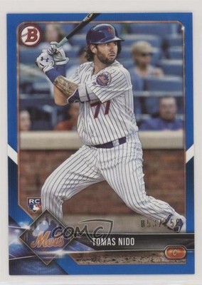 2018 Bowman Blue 53/150 Tomas Nido #76 Rookie RC 0c2