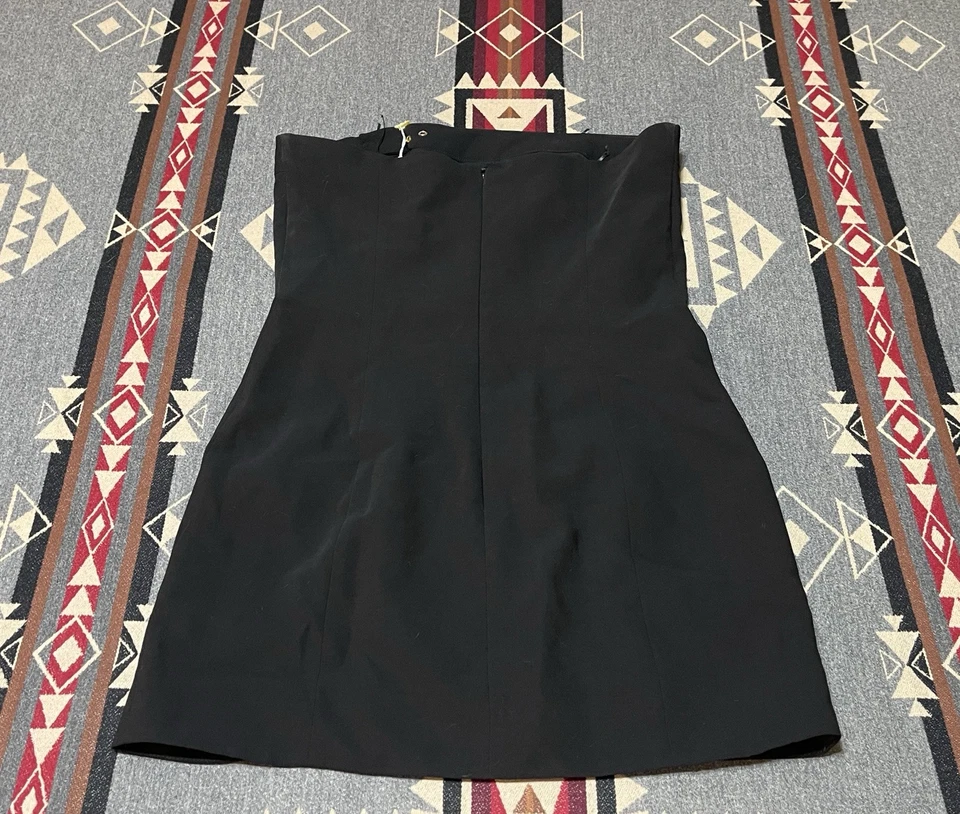 Vestido Amanda Uprichard Edison Negro Para Mujer’s M Fiesta M12 Foto 2 de 4