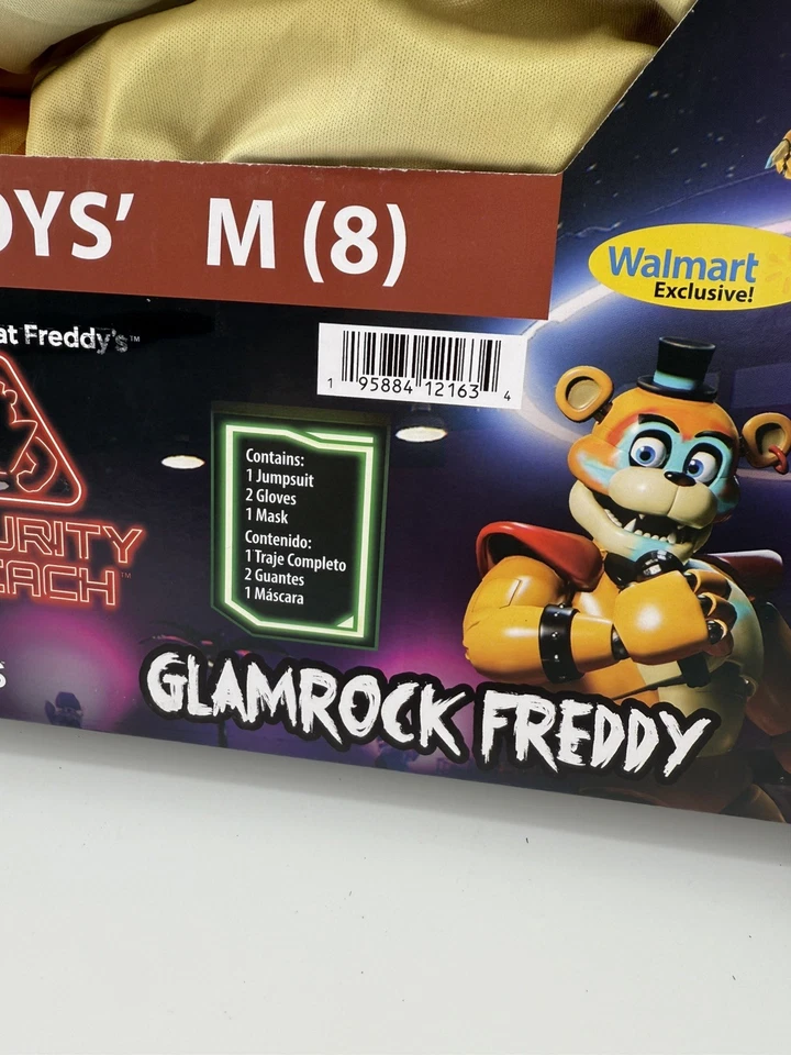 Disfraz de Halloween Rubíes Glamrock Freddy Five Nights at Freddy's Boys MED 8 FNAF Foto 2 de 4