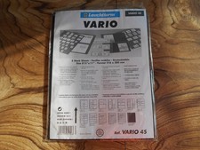 VARIO Stock Sheets 4S Two-Sided 4 Pockets Black Pkg 5 Leuchtturm Lighthouse