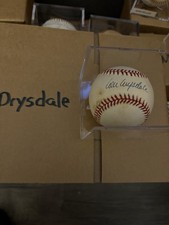 Autographed Baseball Ball Don Drysdale