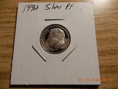 1992-S Silver Roosevelt Dime