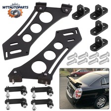 10 Car Rear Wing Trunk Racing Side Plates Spoiler Legs Mount Brackets Universal