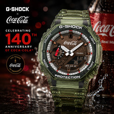 CASIO Coca-Cola G-SHOCK GA-2100CC-3AJR 140th Anniversary Green NEW Japan Watch