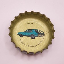 Mercury Bobcat Runabout car Crown Cap Coca-Cola Japan Vintage Bottle Cap D1