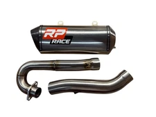 RP Race Complete Exhaust Shorty System Yamaha YFZ450R All Years