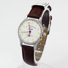 1950's Sturmanskie Gagarin USSR Soviet wristwatch 1 MChZ new dial and case