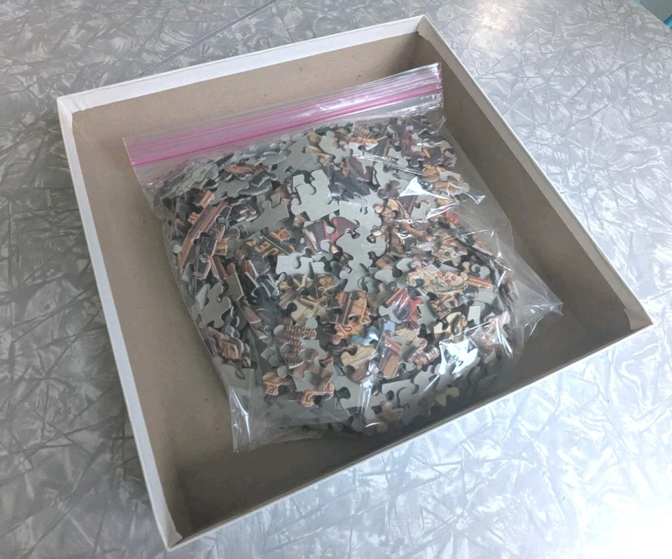 Great American Puzzle Factory 550 Piece Jigsaw Puzzle Main Street USA Lee Dubin - image 3 of 4