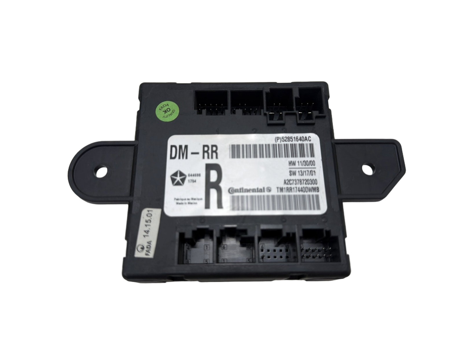 Maserati Ghibli 2014-2017 Rear Right Door control module P/N 119875