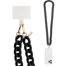 Case-Mate Crossbody Phone Lanyard Hands-Free Strap Neck Chain Holder Black