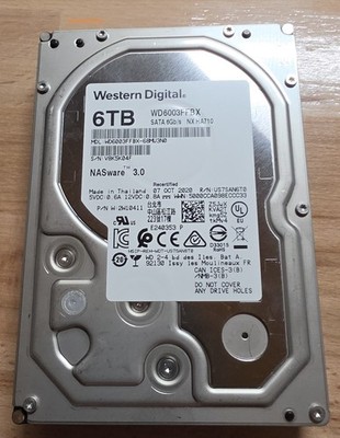 Western Digital Red Pro 3,5 Zoll 6TB Interne Festplatte (WD6003FFBX)