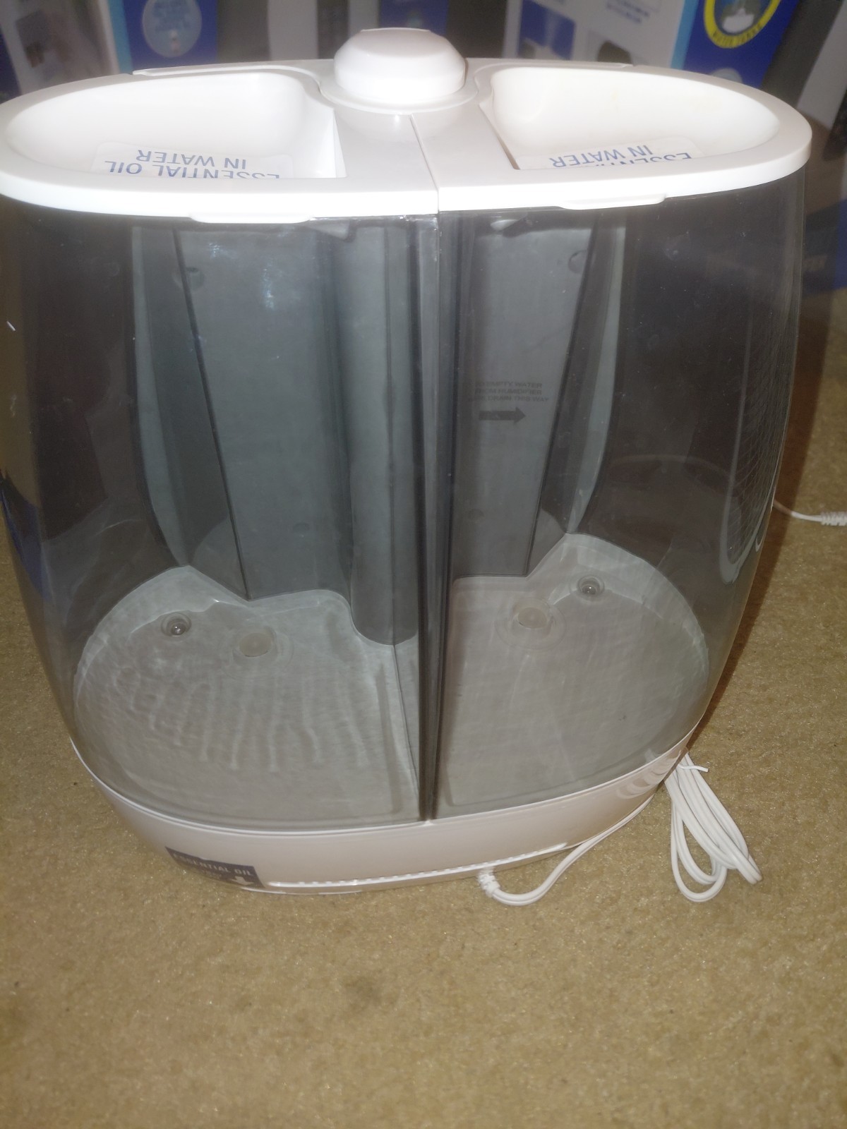 HoMedics Total Comfort Ultrasonic Humidifier 2.0 Gal Kills 99.99% Bacteria