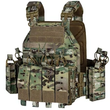 Tactical Vest for Men Quick Release Outdoor Airsoft Vest Adjustable for Adult...