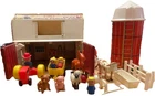 Vintage 1968 Fisher-Price Little People Family Farm Barn Playset 915 Complete