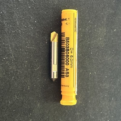 Kennametal B503S06000 AS3 HTS-C 6mm Pilot Drill HSS-CO TiN Coated Cobalt Germany