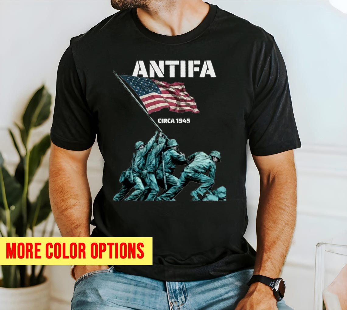 Antifa Patriotic Anti Fascist Liberty T-shirt