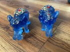 Pair Feng Shui Blue 6 Tusks Royal Elephants — photo 4