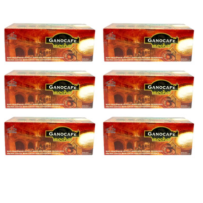 6 BOX Gano Cafe Mocha Gano Excel Ganoderma Halal 90 SACHETS + DHL