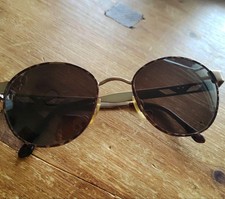 Emporio Armani Dark Brown Sunglasses Ladies Round Boston