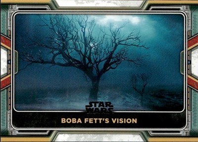 2022 Star Wars The Book of Boba Fett : Boba Fett's Vision #37 Trading Card