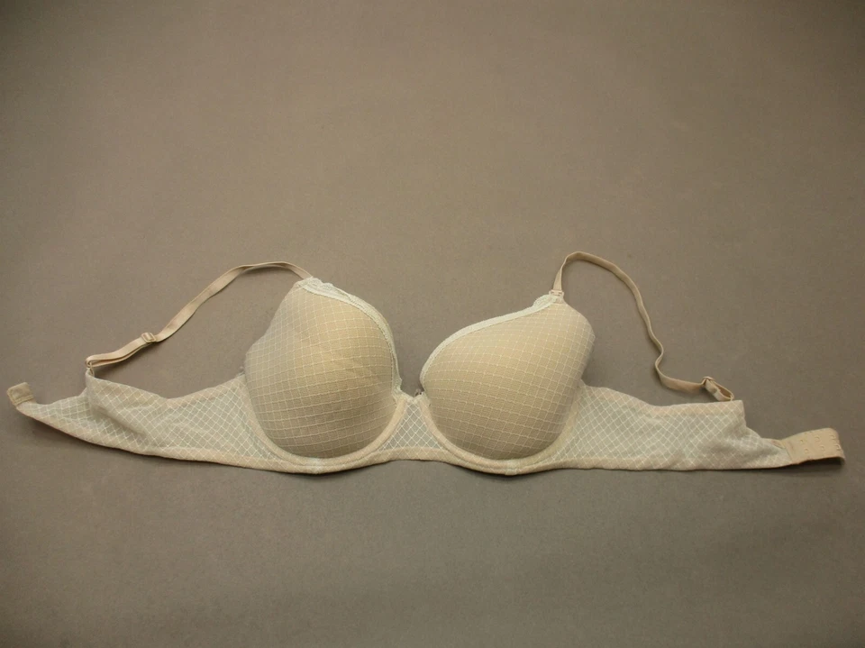 36B GILLIGAN&O'MALLEY Womens Beige Lined Underwire Back Closure Nursing Bra 8Q - Image 4 of 4