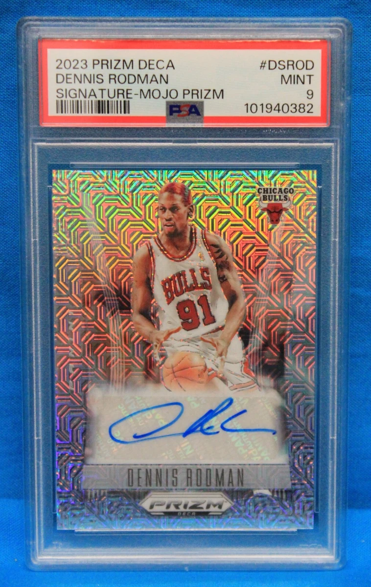 Panini Dennis Rodman Basketball Autographed Sports Trading Cards