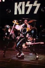 Kiss 1975 Photo Poster Alive Rare Photography