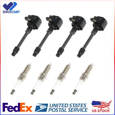 4X OEM Ignition Coil & Iridium Spark Plug For Honda Accord Civic CRV Acura UF781 - Foto 2