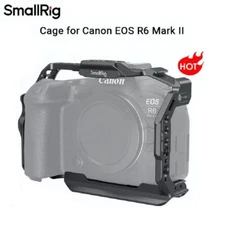 SmallRig Camera Cage for Canon EOS R6 Mark II Quick Release Plate for Arca-Swiss