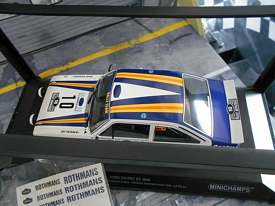 FORD Escort MKII Rallye RS1800 Acropole 1980 Winner #10 Vatanen Minichamps 1:18  - Bild 4 von 4