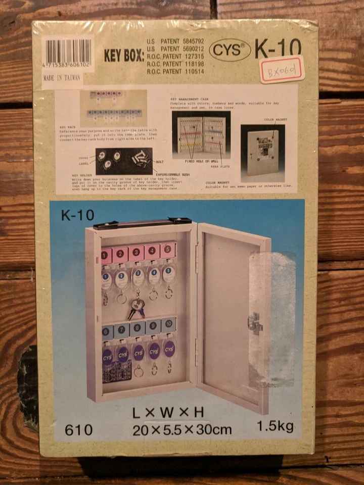 CYS K10 Key Management System, Storage Case, Key Box / Safe, Key Rack / Holder - Image 2 of 4