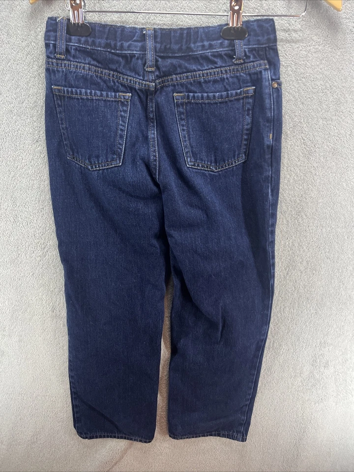 EUC Lands End Kids Jeans Boys 12 Relaxed Fit Adjustable Waist - Image 3 of 4