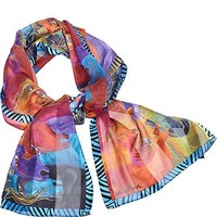 Laurel Burch Wild Horses Classic Silk Scarf, New, Free Shipping on sale Laurel Burch Wild Horses Classic Silk Scarf, New, Free Shipping on sale