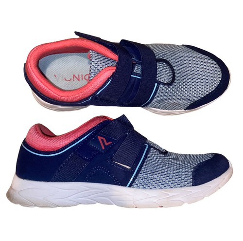 vionic suede and mesh adjustable sneakers