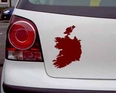 Samunshi Irland Aufkleber   25 Farben 8 Größen 