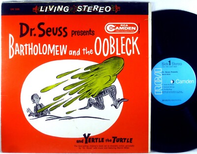 RCA CAMDEN 1961 Dr. Seuss YERTLE the TURTLE b/w BARTHOLOMEW & OOBLECK CAS-1035