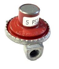 REG5F: HIGH PRESSURE 5PSI LP (PROPANE) GAS REGULATOR 500K BTU (NOT ADJUSTABLE)