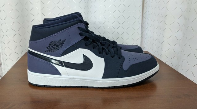 obsidian purple jordan 1
