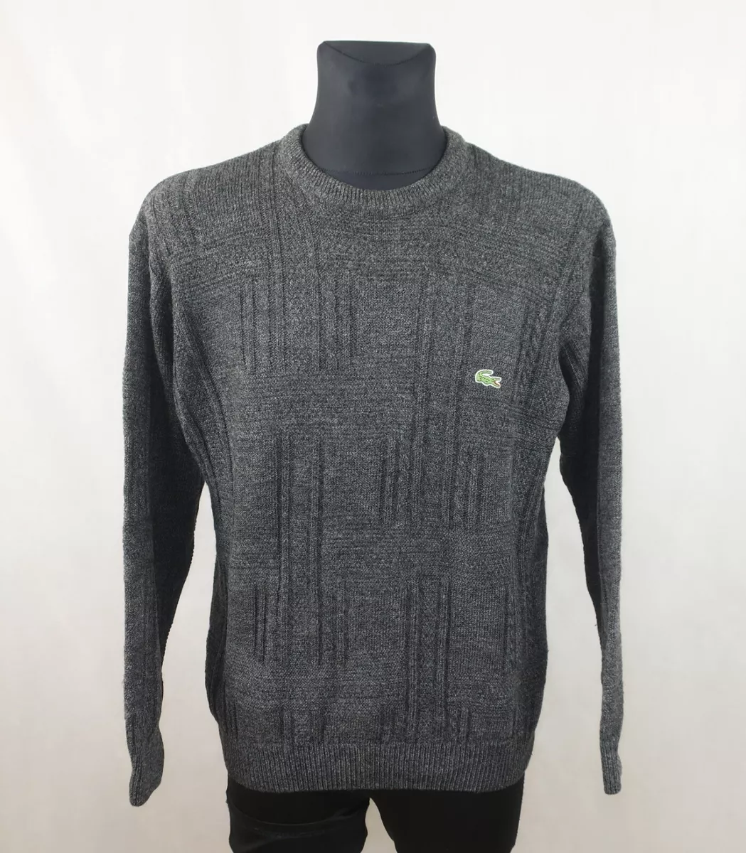 Lacoste wool 2024 crew neck jumper