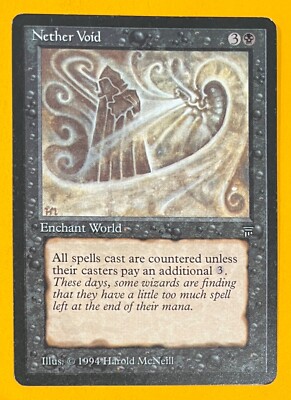 マジック：ザ・ギャザリング Nether Void MTG MTG NETHER VOID Legends (OldManMTG 007-144) | eBay