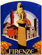 7731.Decoration Poster.Home Room wall interior design.Florence.Firenze.Italy art