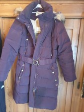 Aigle Hooded Figue Cuckmere Down Filled Padded Parka Womens Eu42/uk 14 £299
