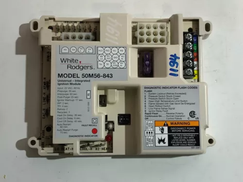 White Rodgers 50M56-843 Single Stage Integrated Control 5001-9752001