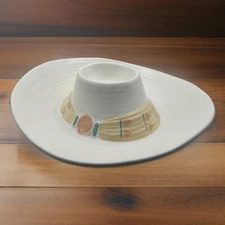 VTG. Sombrero Chip and Dip Serving Dish TAOS Treasure Craft Ceramic Southwestern