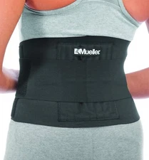 MUELLER Sports Medicine Adjustable Back Brace for Men and Women, Relief for U...