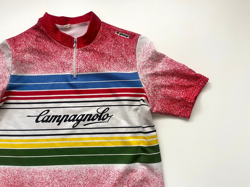 VINTAGE GIESSEGI CICLISMO CAMPAGNOLO CYCLING JERSEY ITALY ITALIA SIZE L - Picture 2 of 4