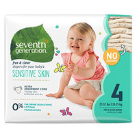 Seventh Generation Baby Diapers, Free And Clear For Sensitive Skin, Original No Seventh Generation Baby Diapers, Free And Clear For Sensitive Skin, Original No