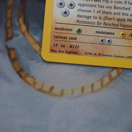 Blaine's Rhyhorn 65/132 Pokemon Gym Challenge Played Single Card TCG WOTC - Picture 2 of 10