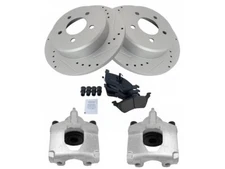 Rear TRQ Brake Pad Rotor and Caliper Set fits Dodge Caravan 2001-2007 51CCSS