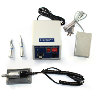 Dental Lab Marathon Micromotor N3 /35Krpm Contra Straight Handpiece & 10Burs Set